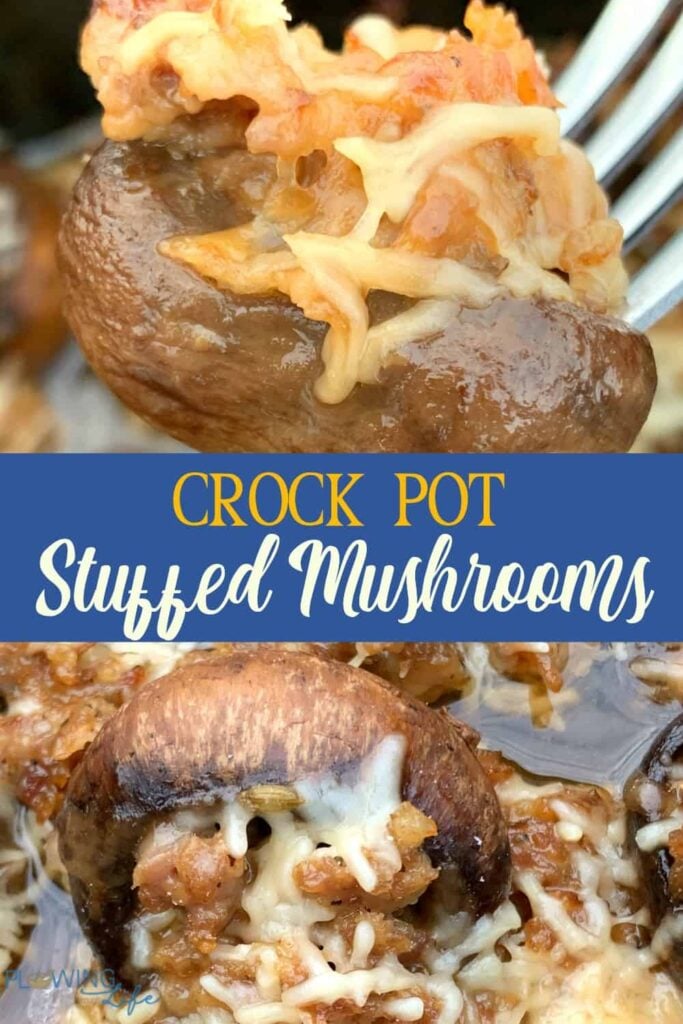 Slow Cooker Stuffed Mushrooms