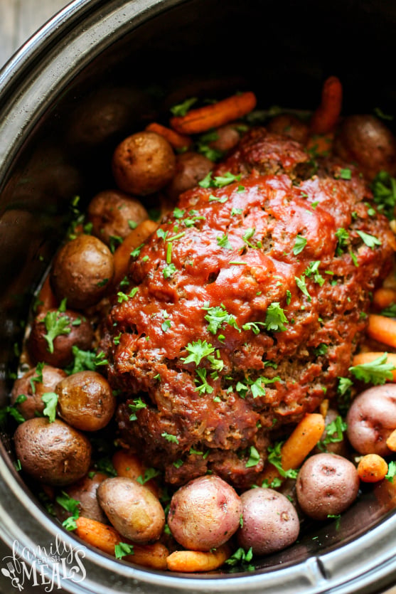 Slow Cooker Meatloaf