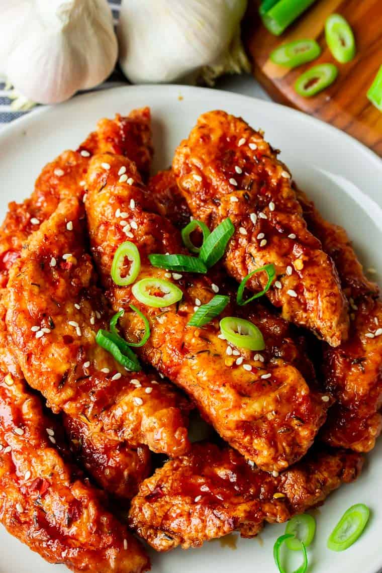 Honey Garlic Strips