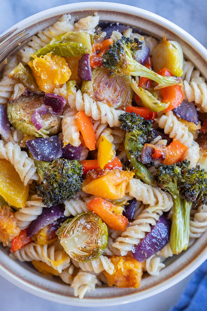 Rotini with Roasted Vegetables