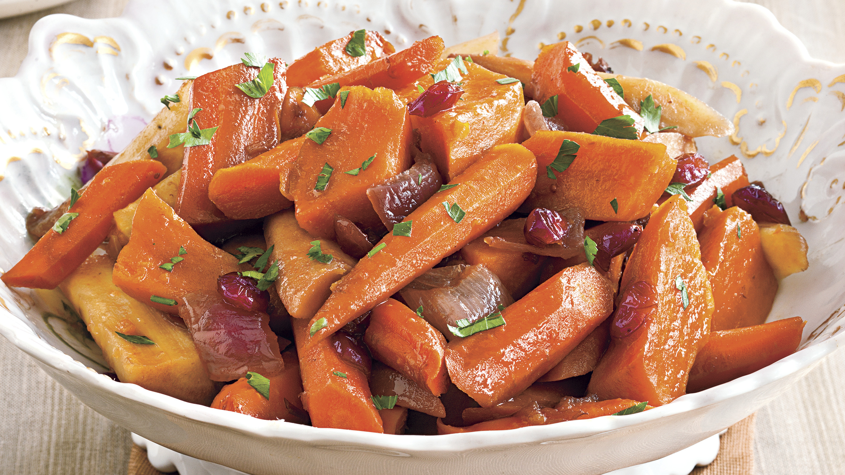 Balsamic Glazed Root Vegetables