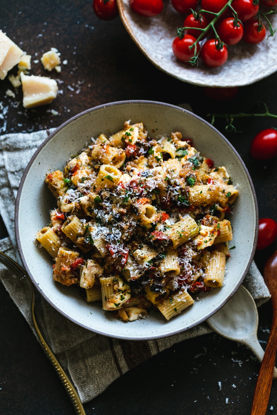 Eggplant Caponata Toss