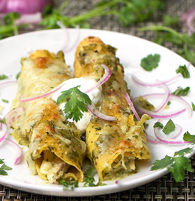 Chicken Enchiladas Verdes