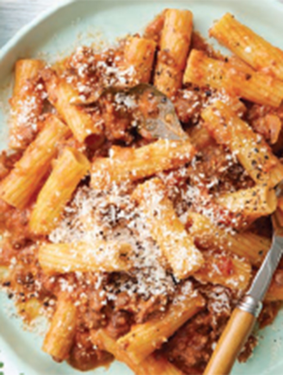 Tortiglioni with Sausage Ragù