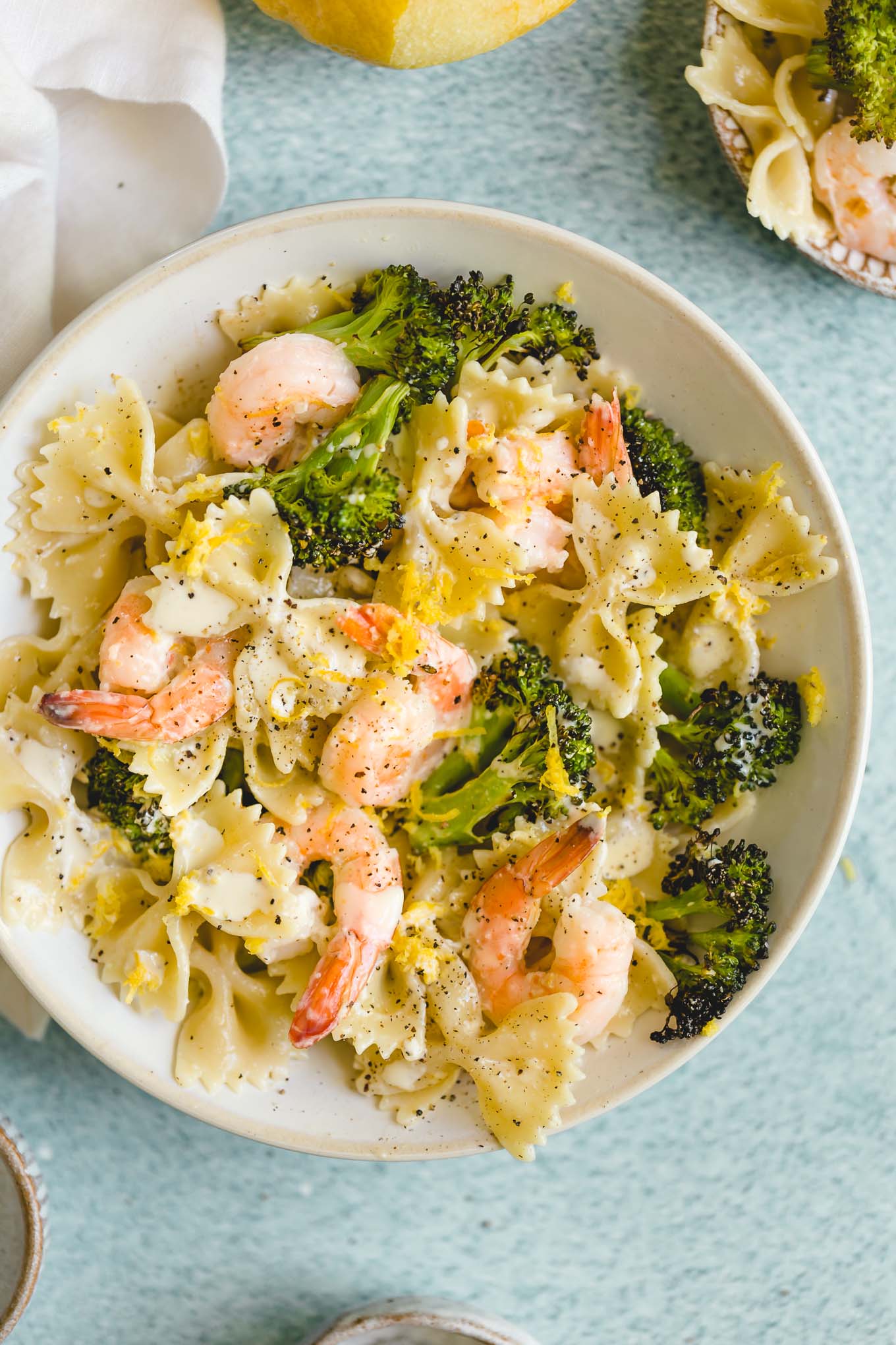 Shrimp Scampi Bow Ties