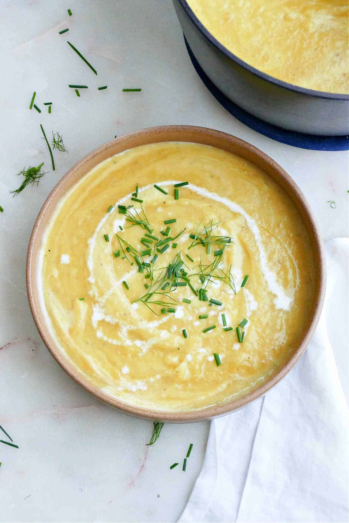 Leek and Fennel Puree