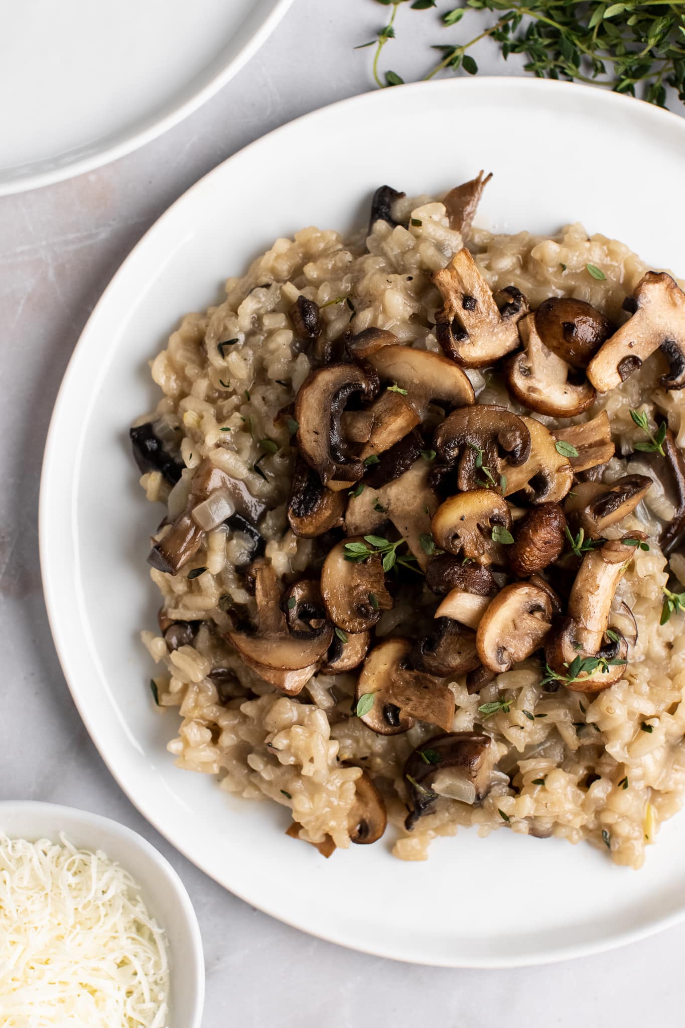 Mushroom Risotto with Parmesan