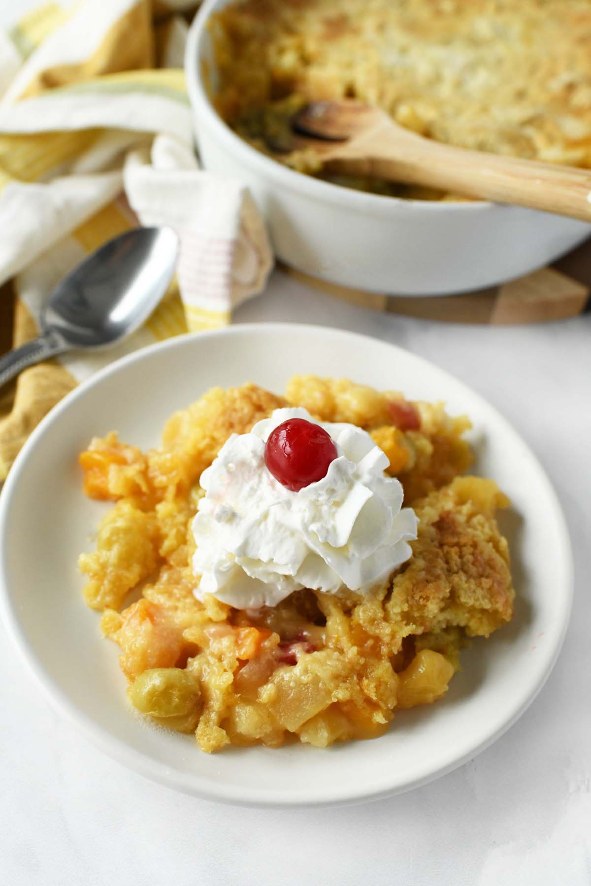 Dump Cake with Fruit