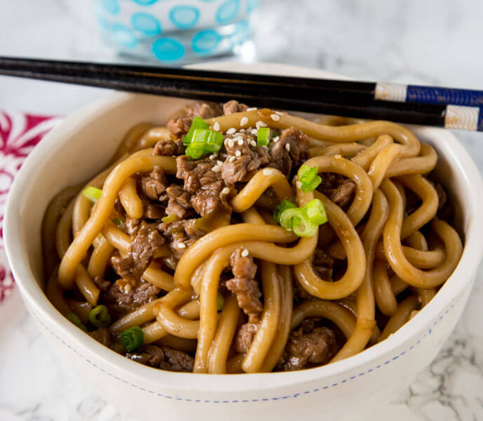 Asian-Inspired Beef Noodle Bowl