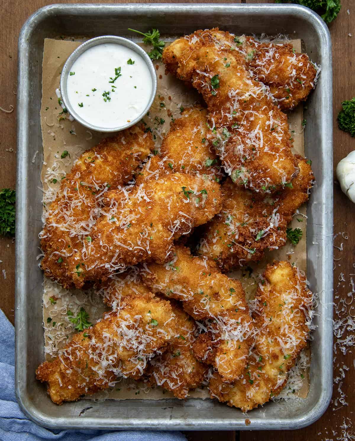 Garlic Parmesan Chicken Tenders