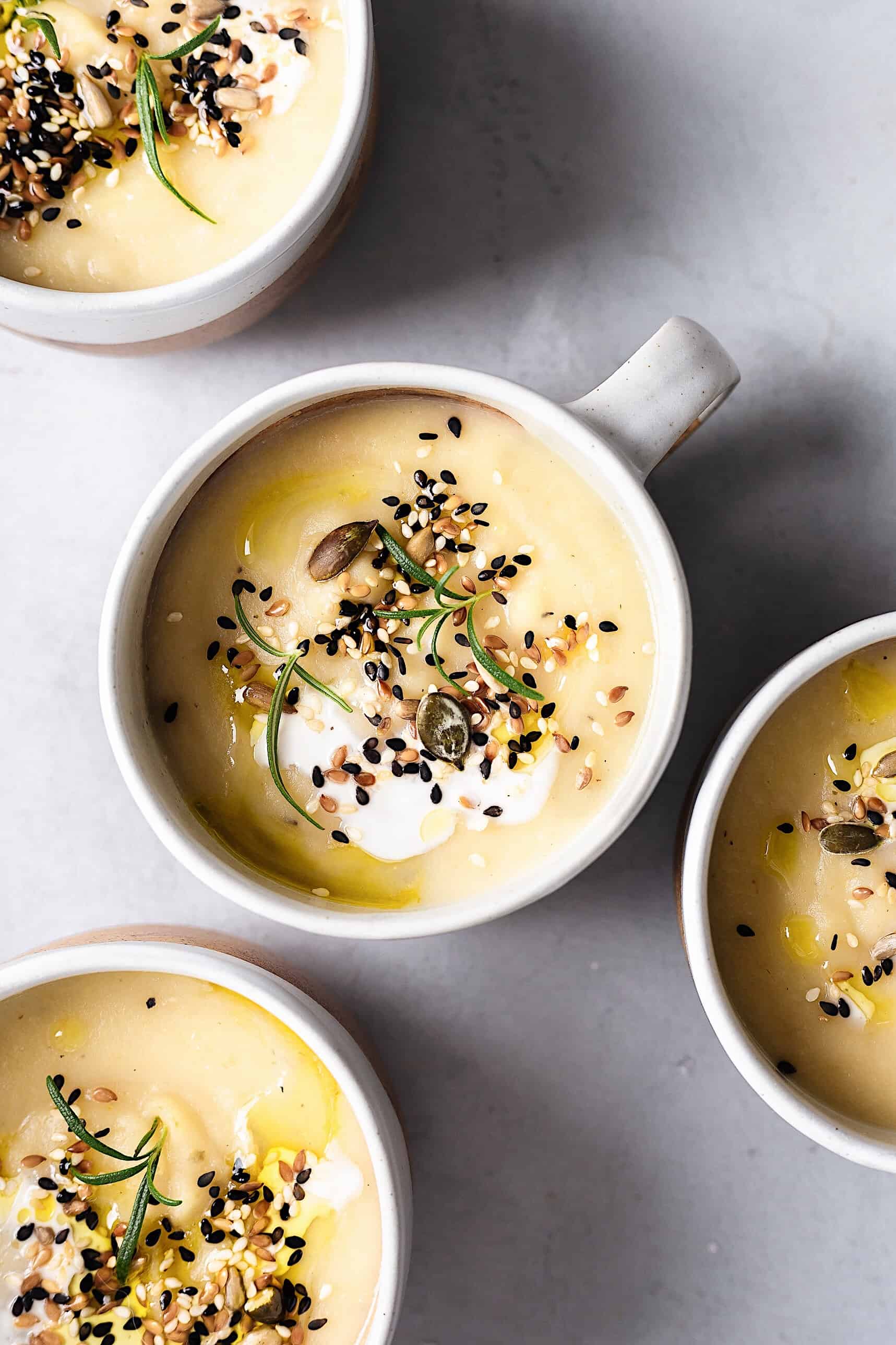 Roasted Garlic Parsnip Soup