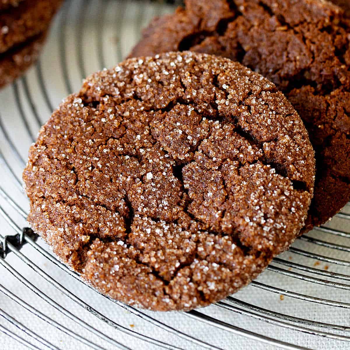 Ginger Walnut Molasses Snaps