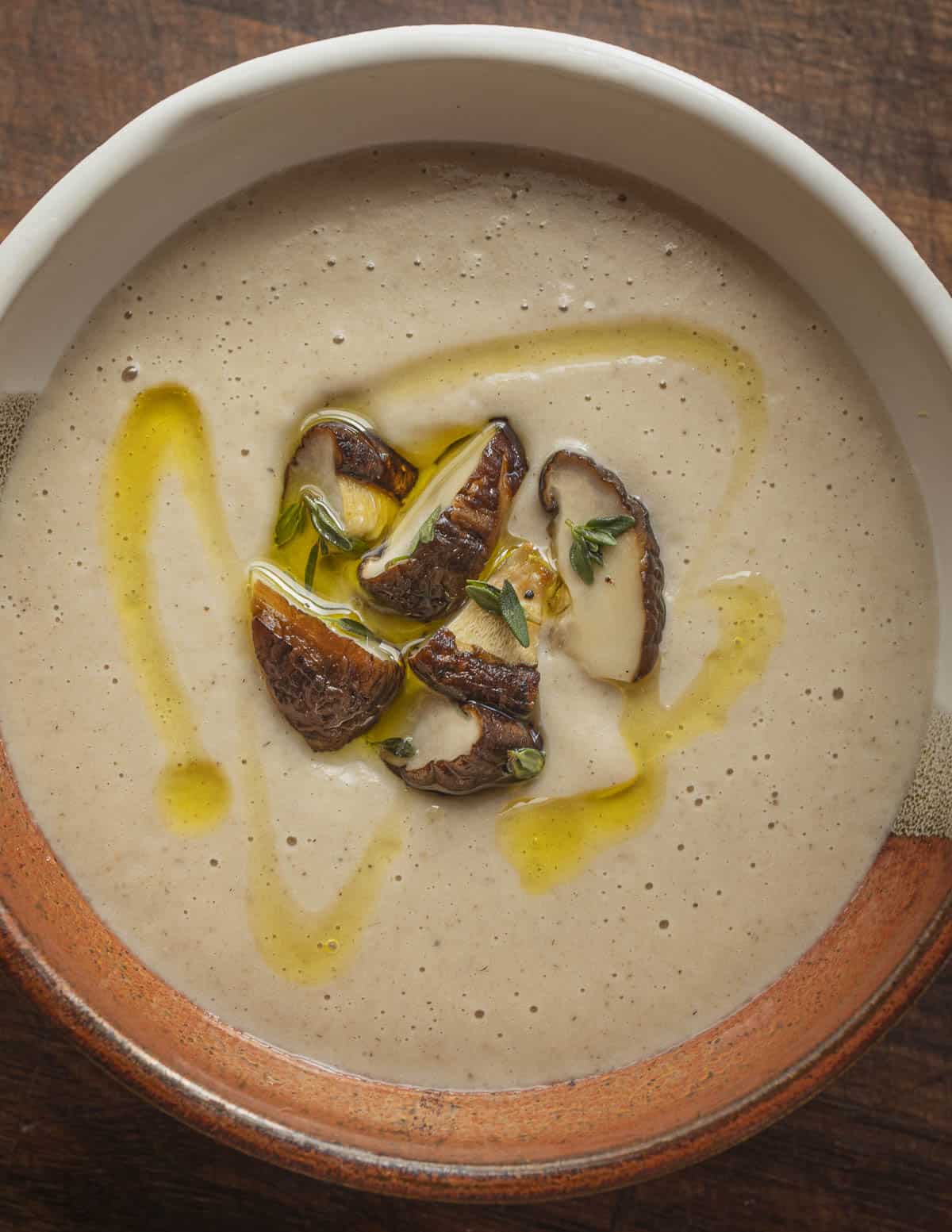 Creamy Shiitake and Thyme