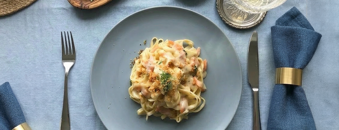 Fennel Salmon Pasta with Citrus