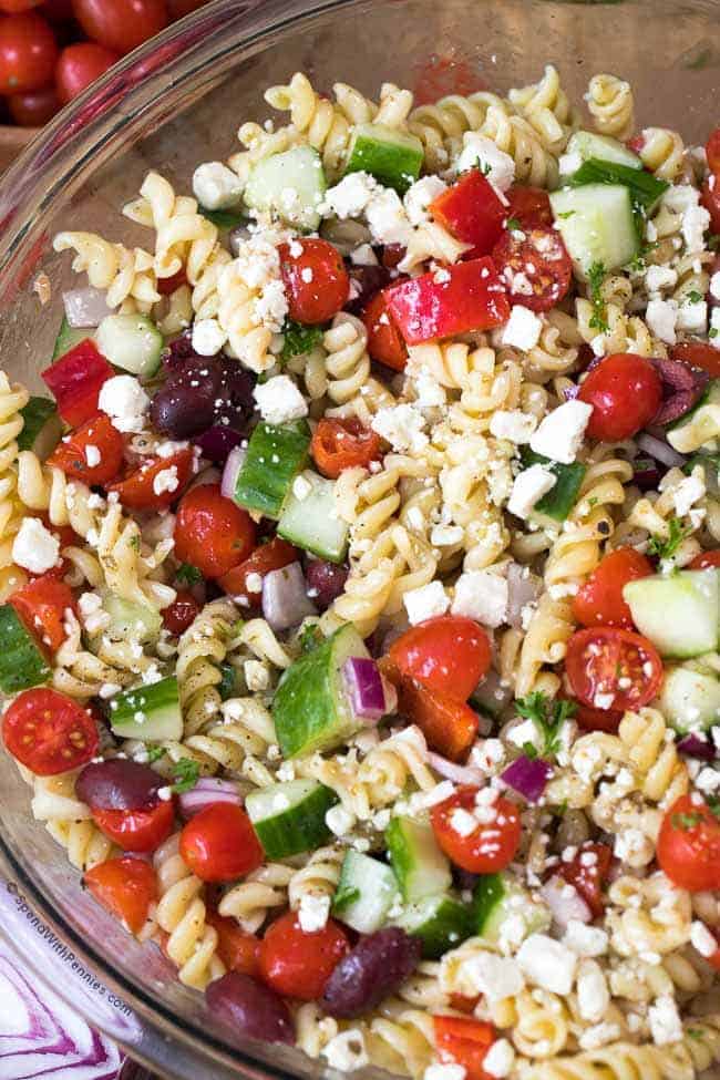 Mediterranean Pasta with Feta