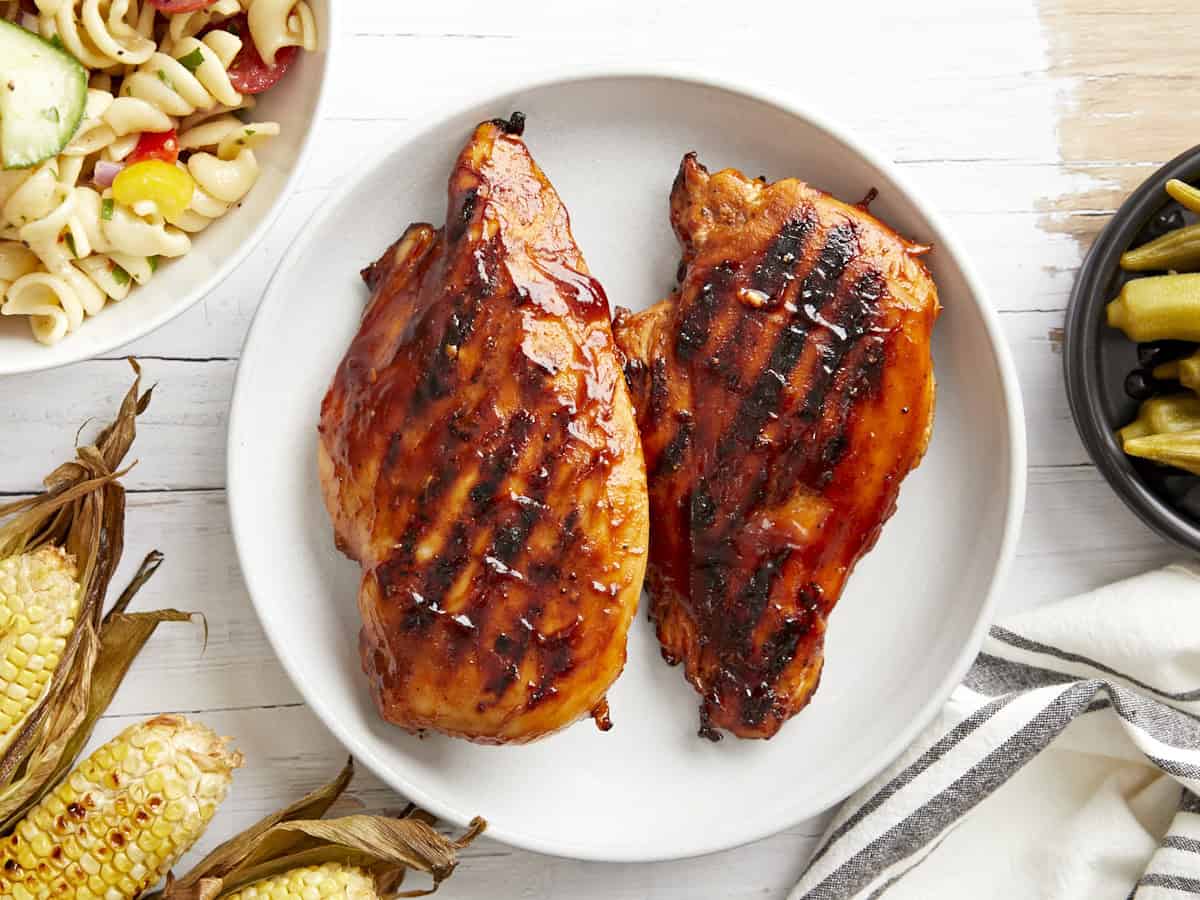 Classic Grilled BBQ Chicken Breasts