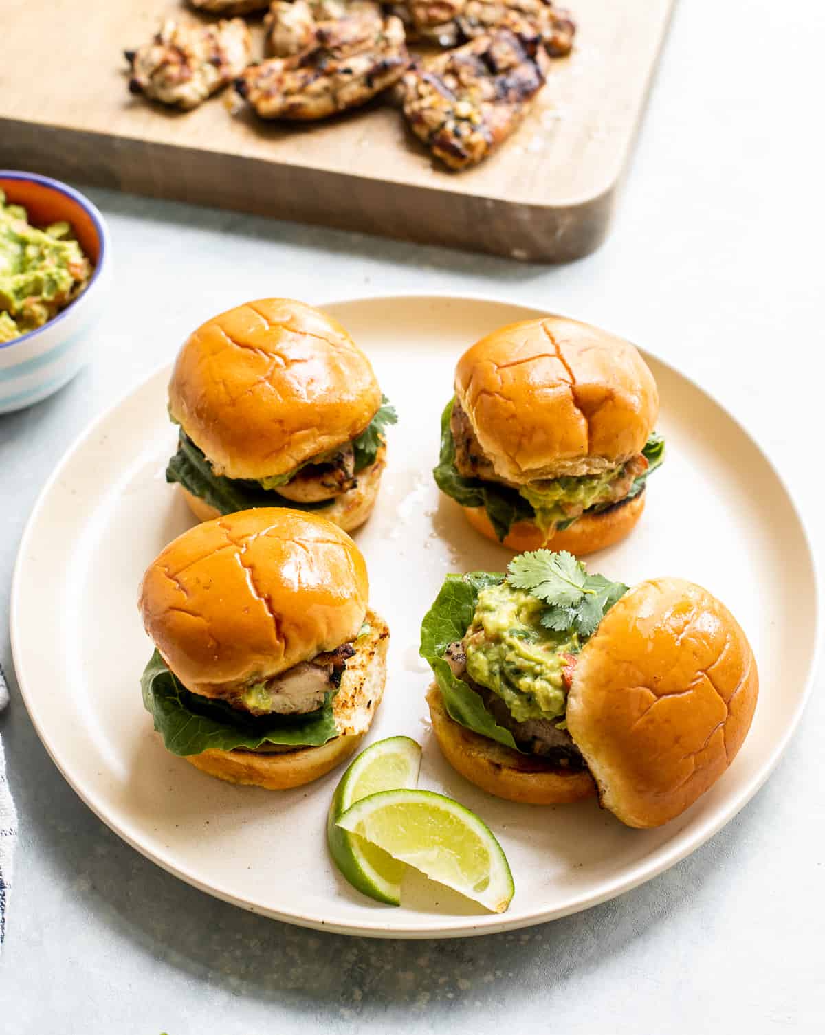 Cilantro Lime Chicken Sliders