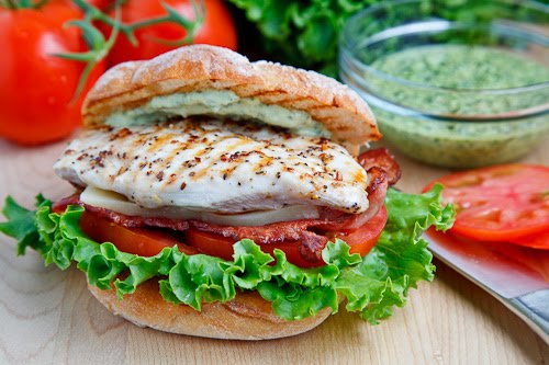 Pesto Chicken Club Sandwich