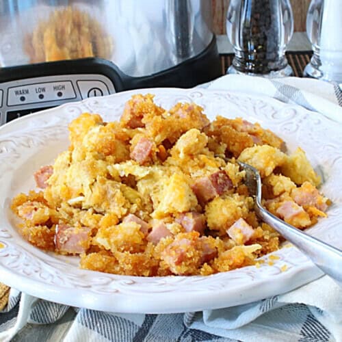 Breakfast Strata with Croissants