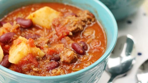 Hamburger Kidney Bean Soup