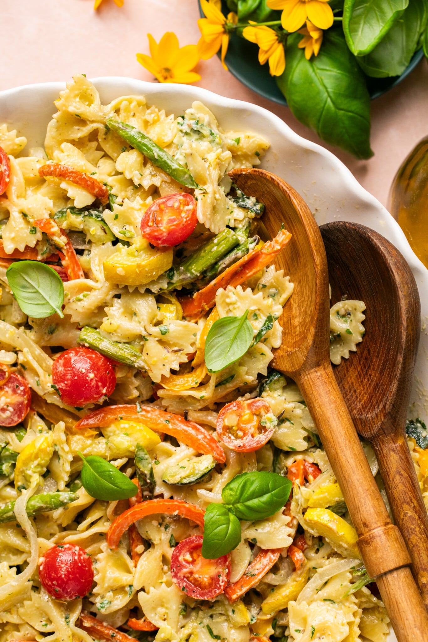Roasted Garlic and Herb Primavera