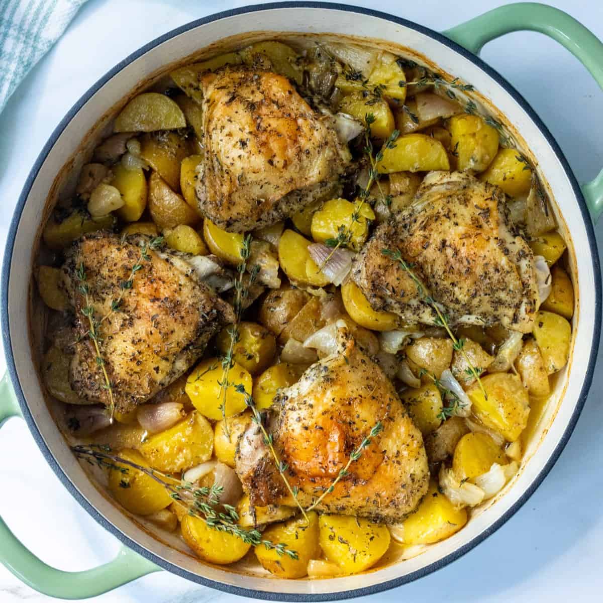 Provençal Chicken with Herb Roasted Potatoes