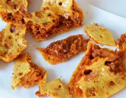 Cardamom Honey Brittle