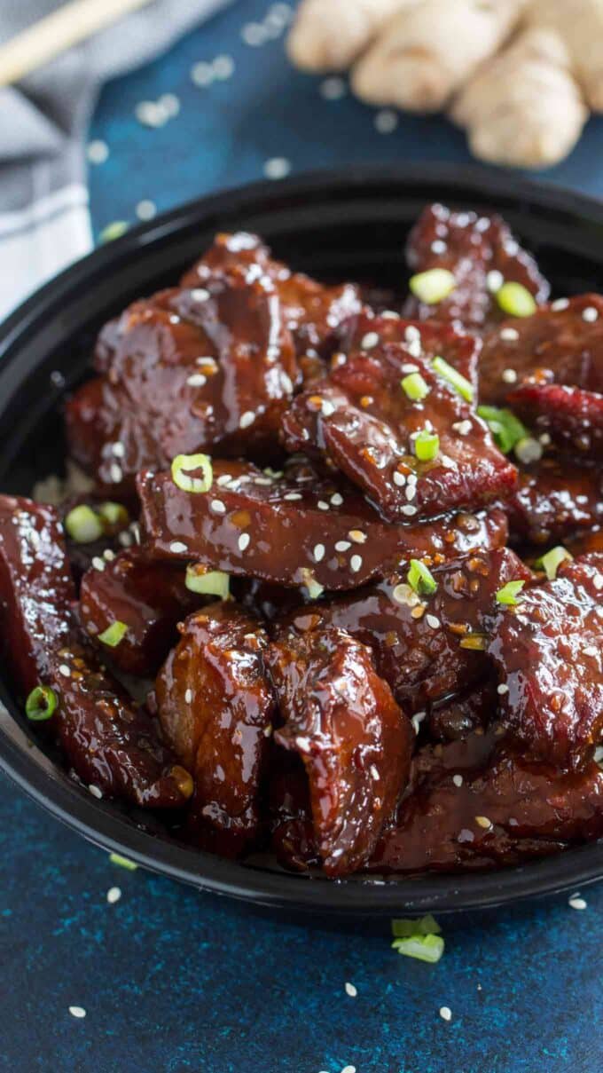 Sticky Soy Garlic Beef