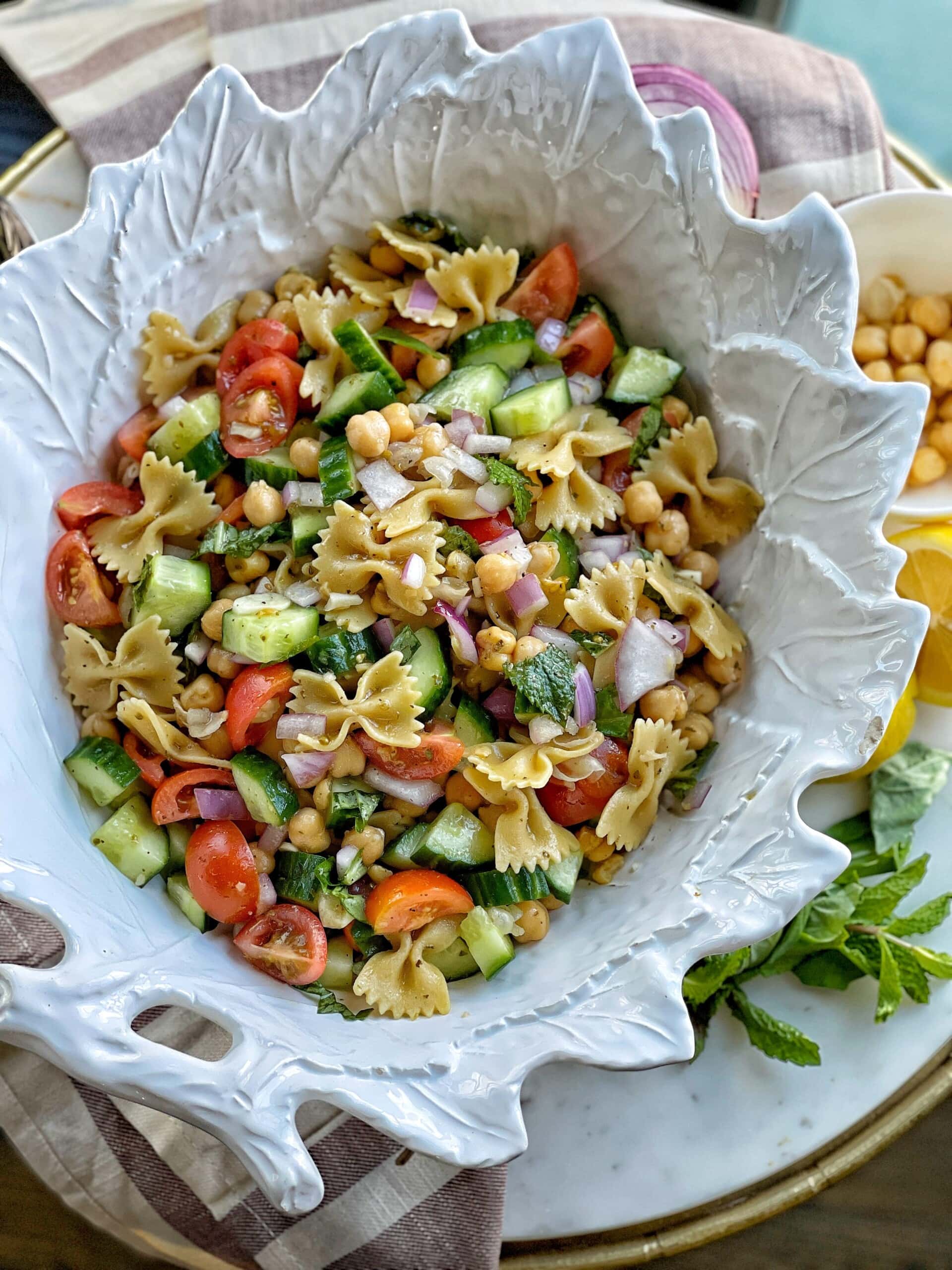 Chickpea Vegetable Pasta