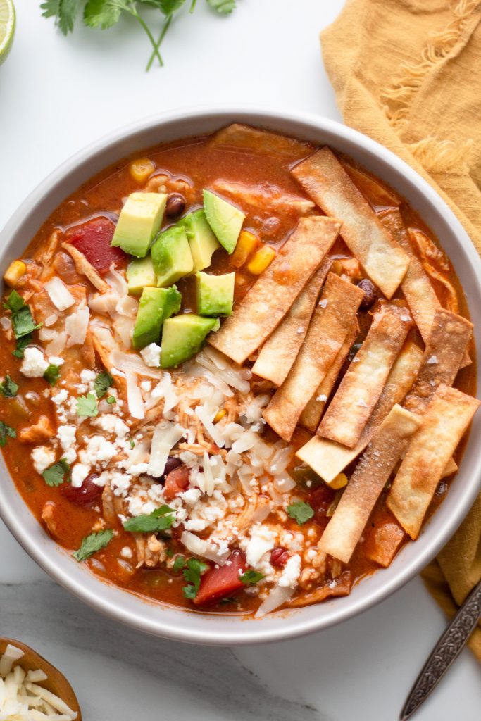 Tortilla Soup with Lime