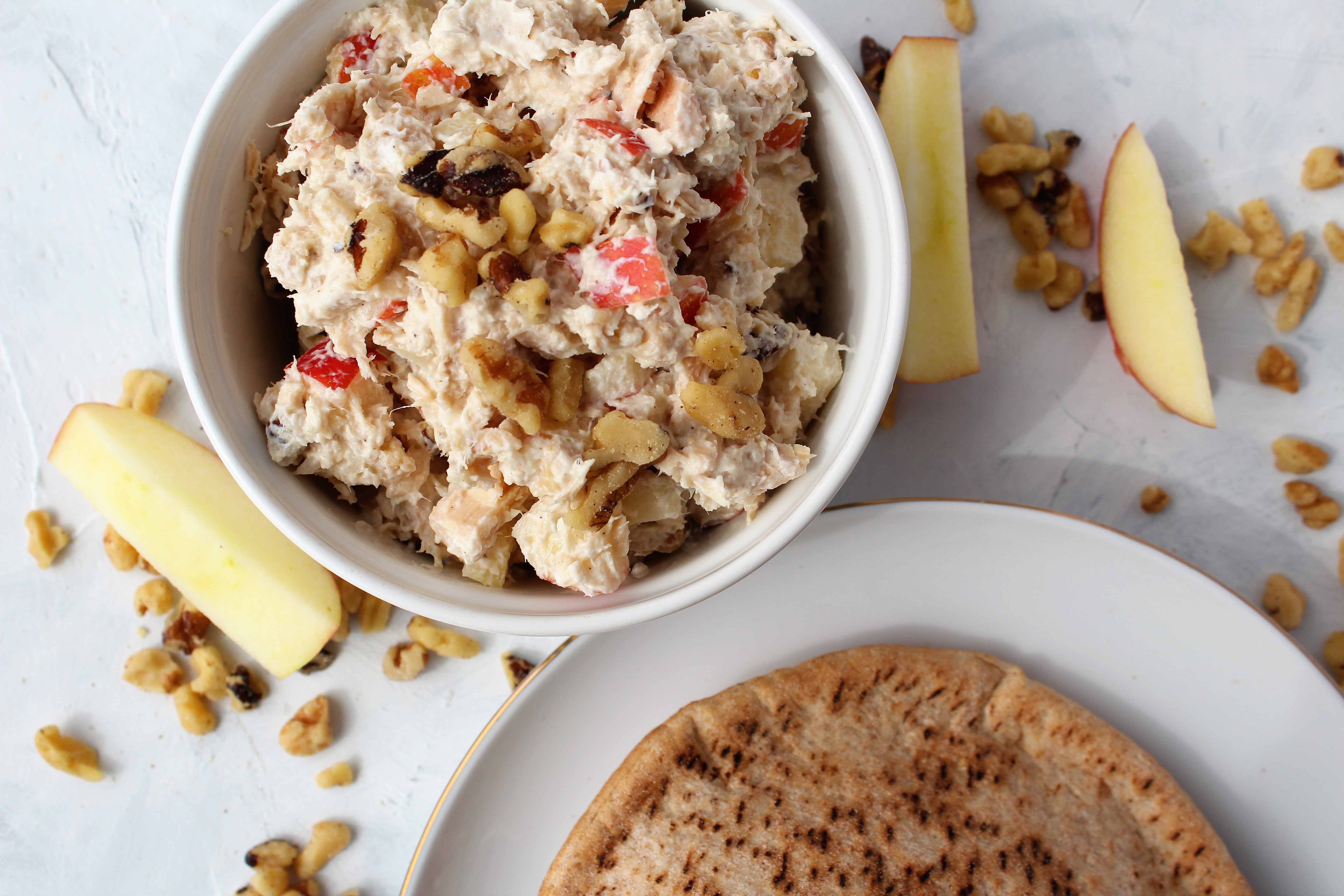 Apple Walnut Tuna Pasta