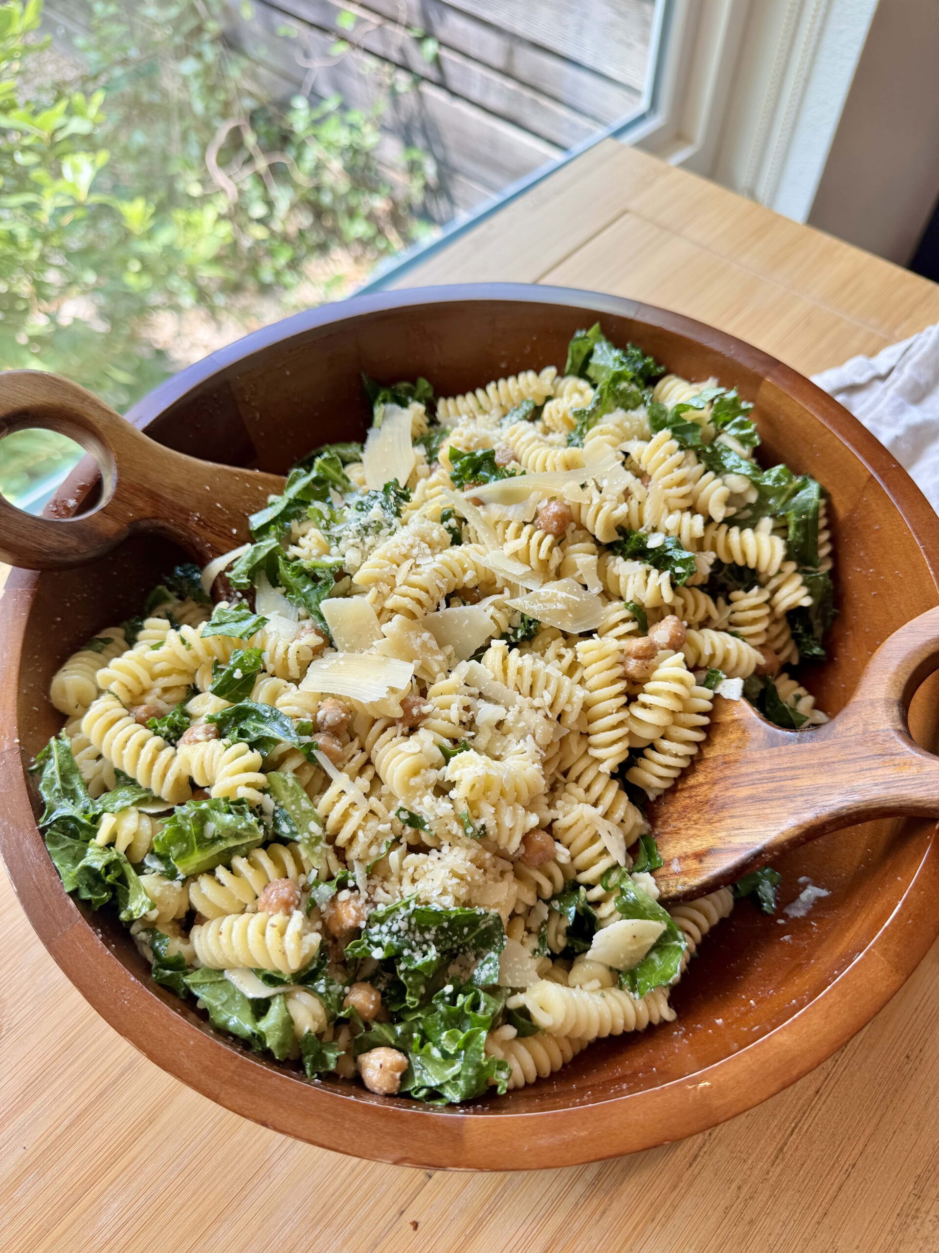 Turkey Kale Caesar Pasta