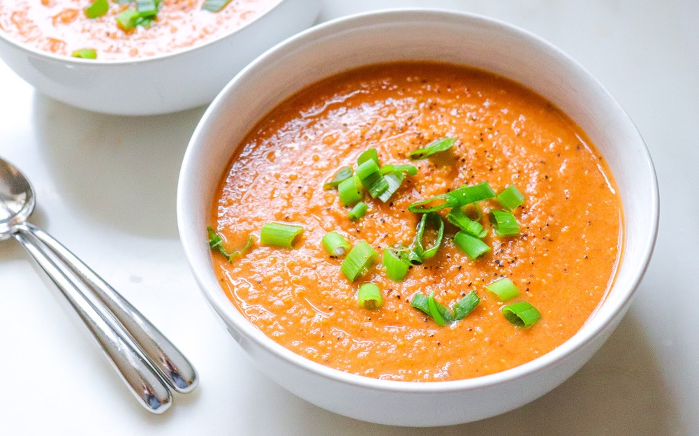 Spicy Cauliflower Tomato Soup