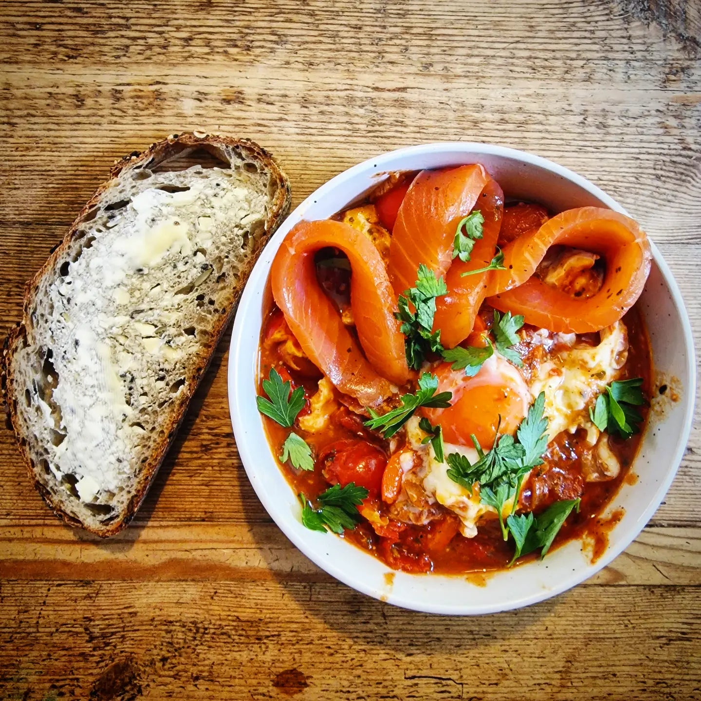 Smoked Salmon Shakshuka