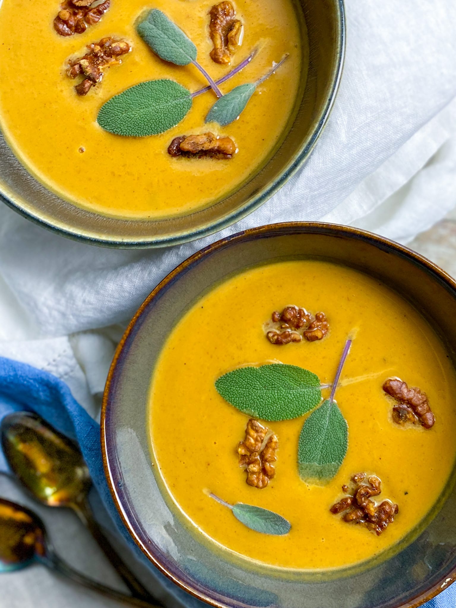 Maple Bourbon Butternut Squash Soup