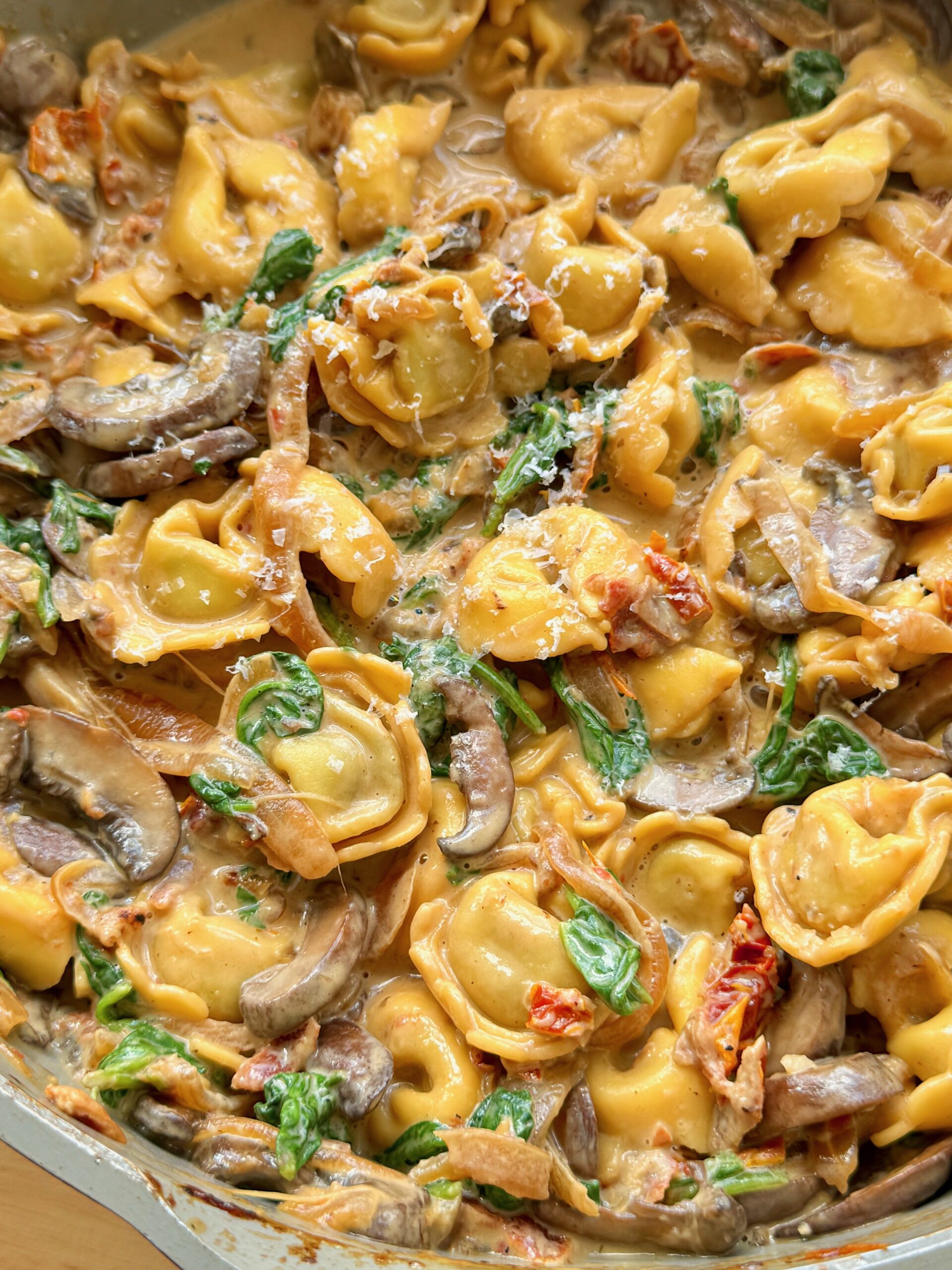 Beef Tortellini With Caramelized Onions