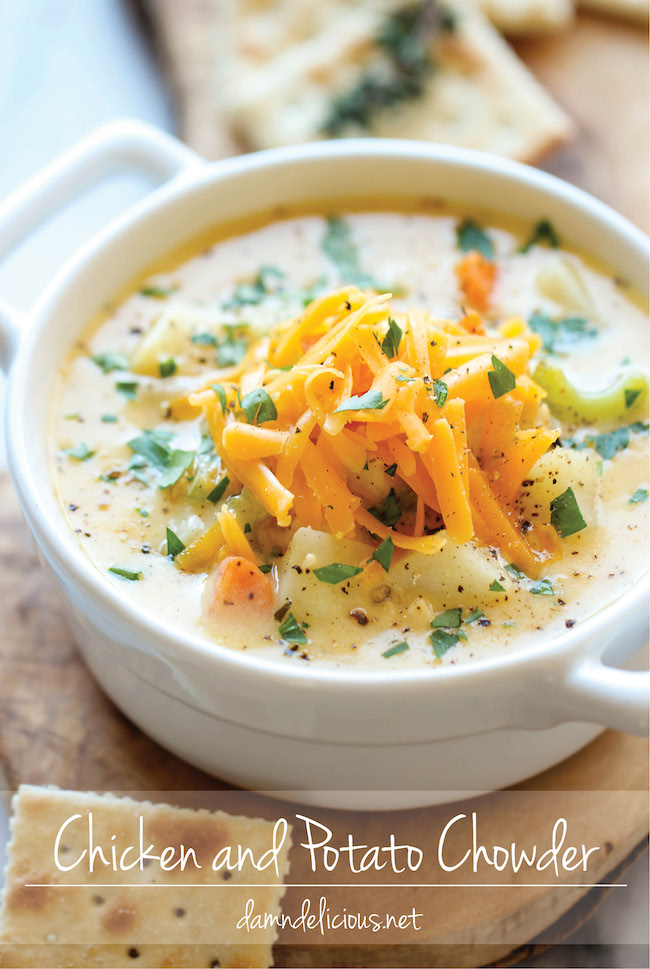 Chicken Chowder with Potatoes
