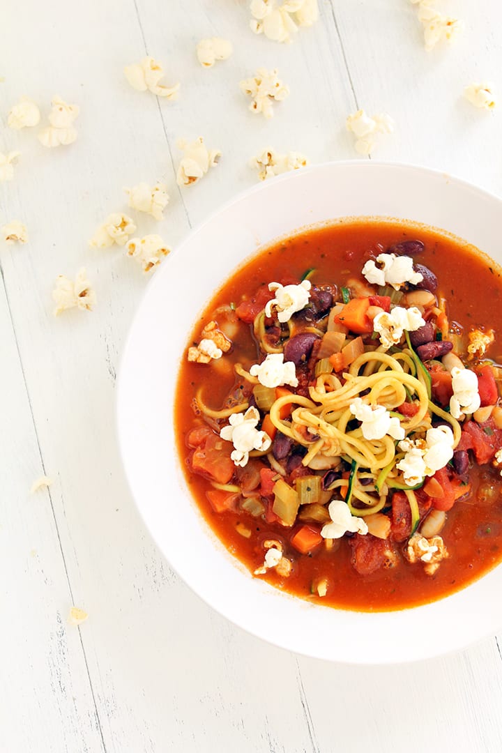 Zucchini Noodle Minestrone