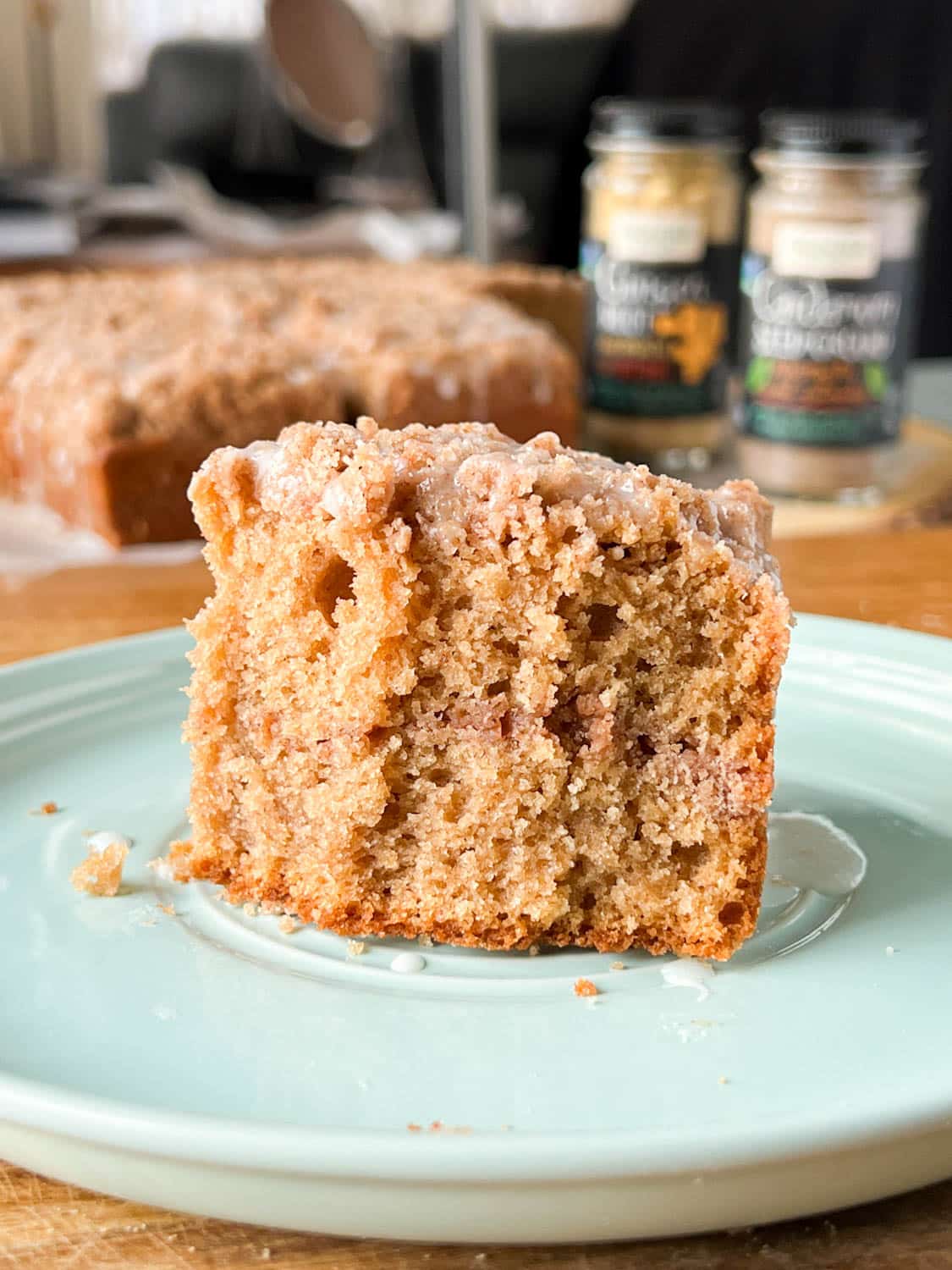 Chai Spiced Cinnamon Coffee Cake