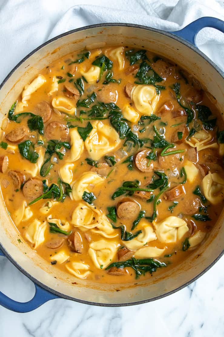 Cajun Chicken Tortellini Soup