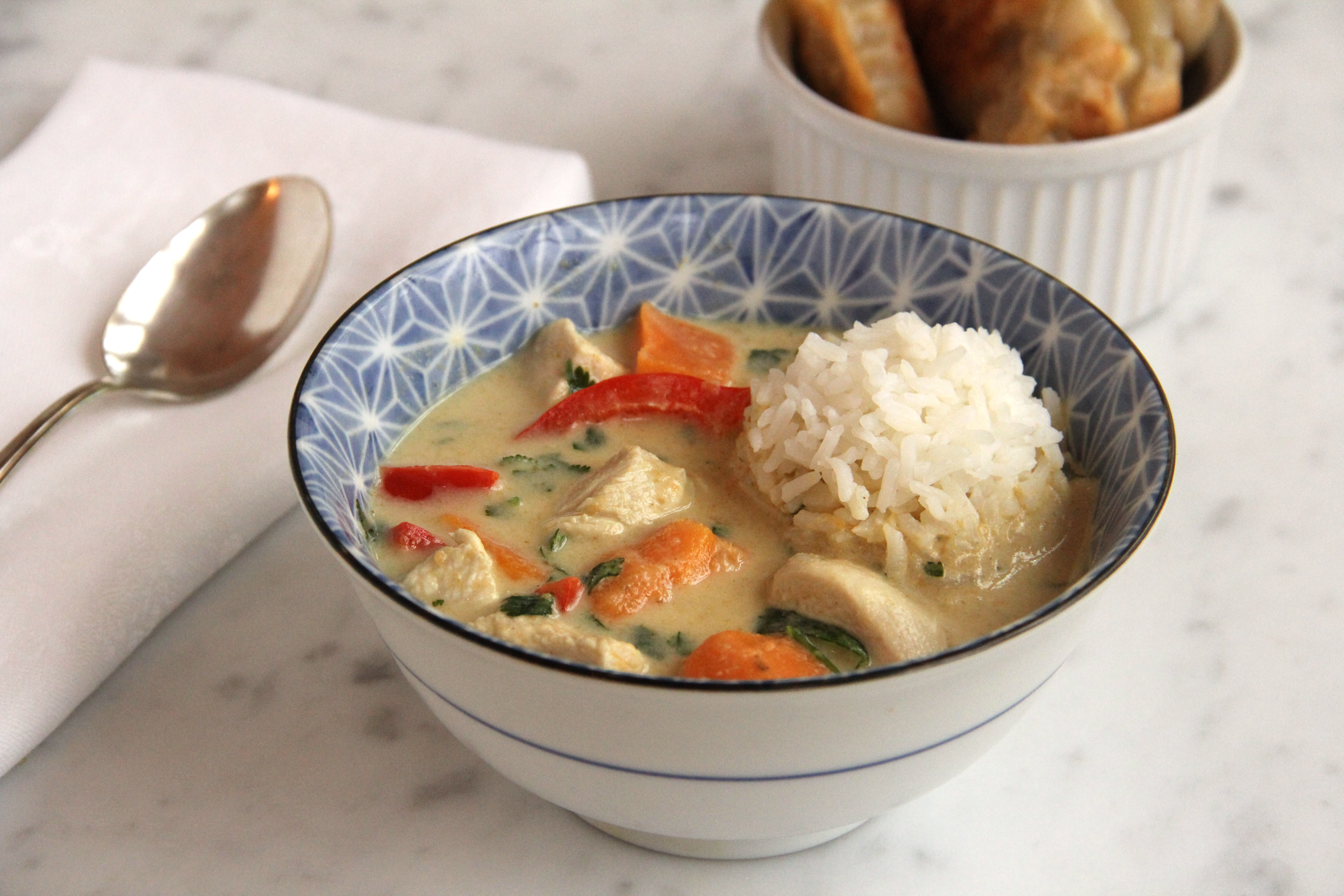 Thai Green Curry Chicken Bowl