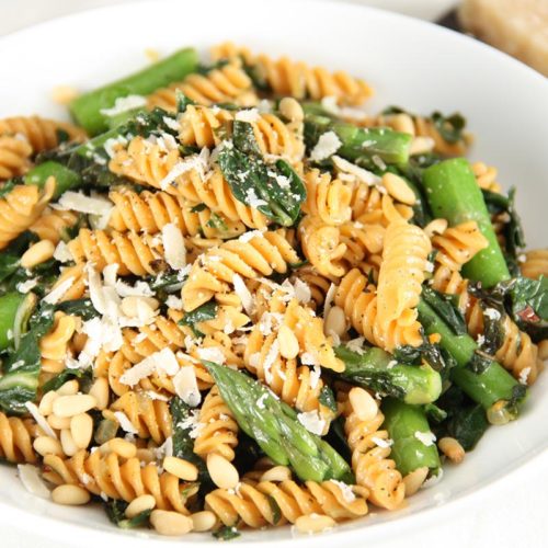 Asparagus Pine Nut Fusilli