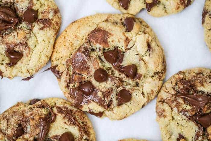 Nutella Swirl Marbled Cookies