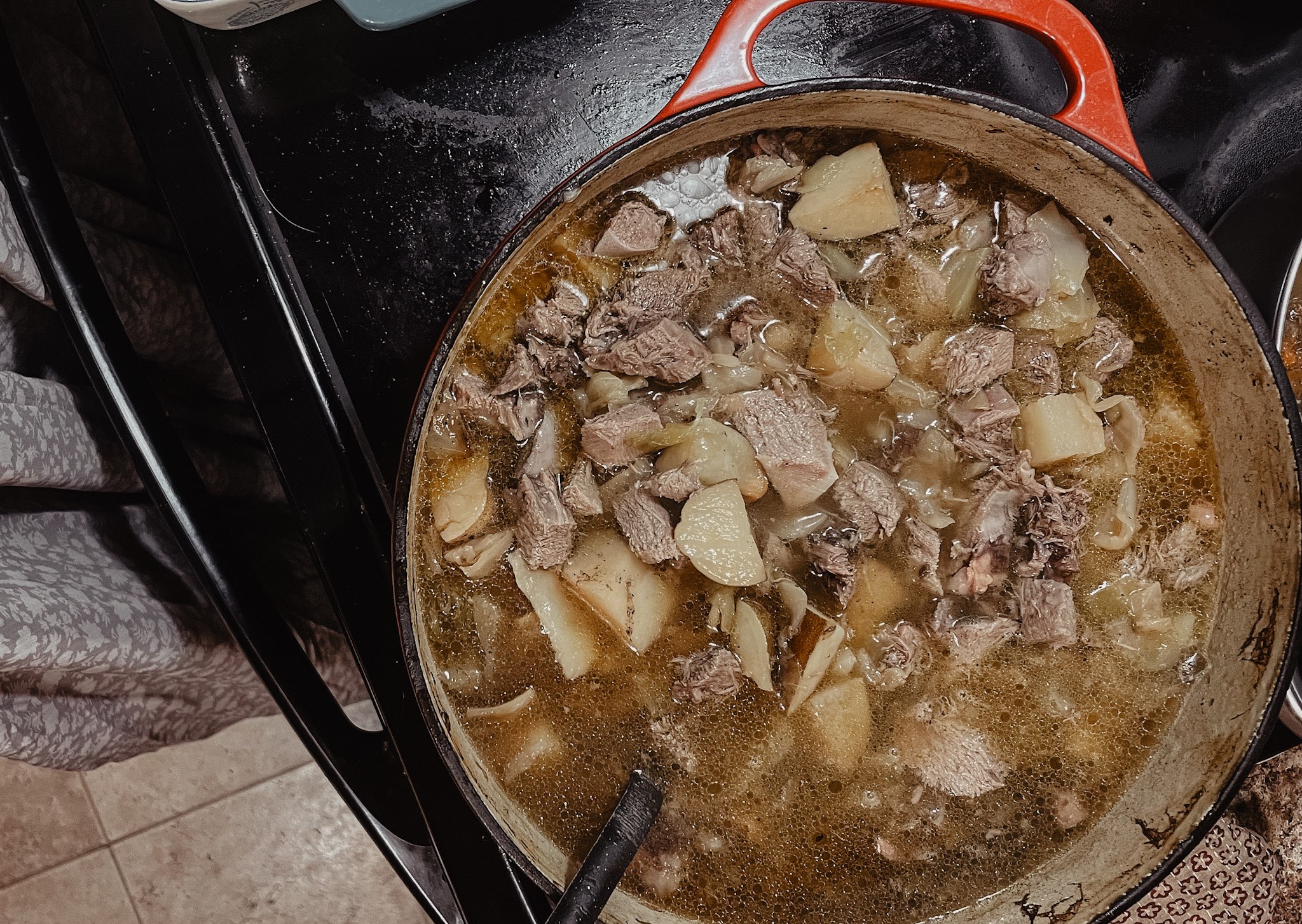 Beef Tongue and Marrow Soup