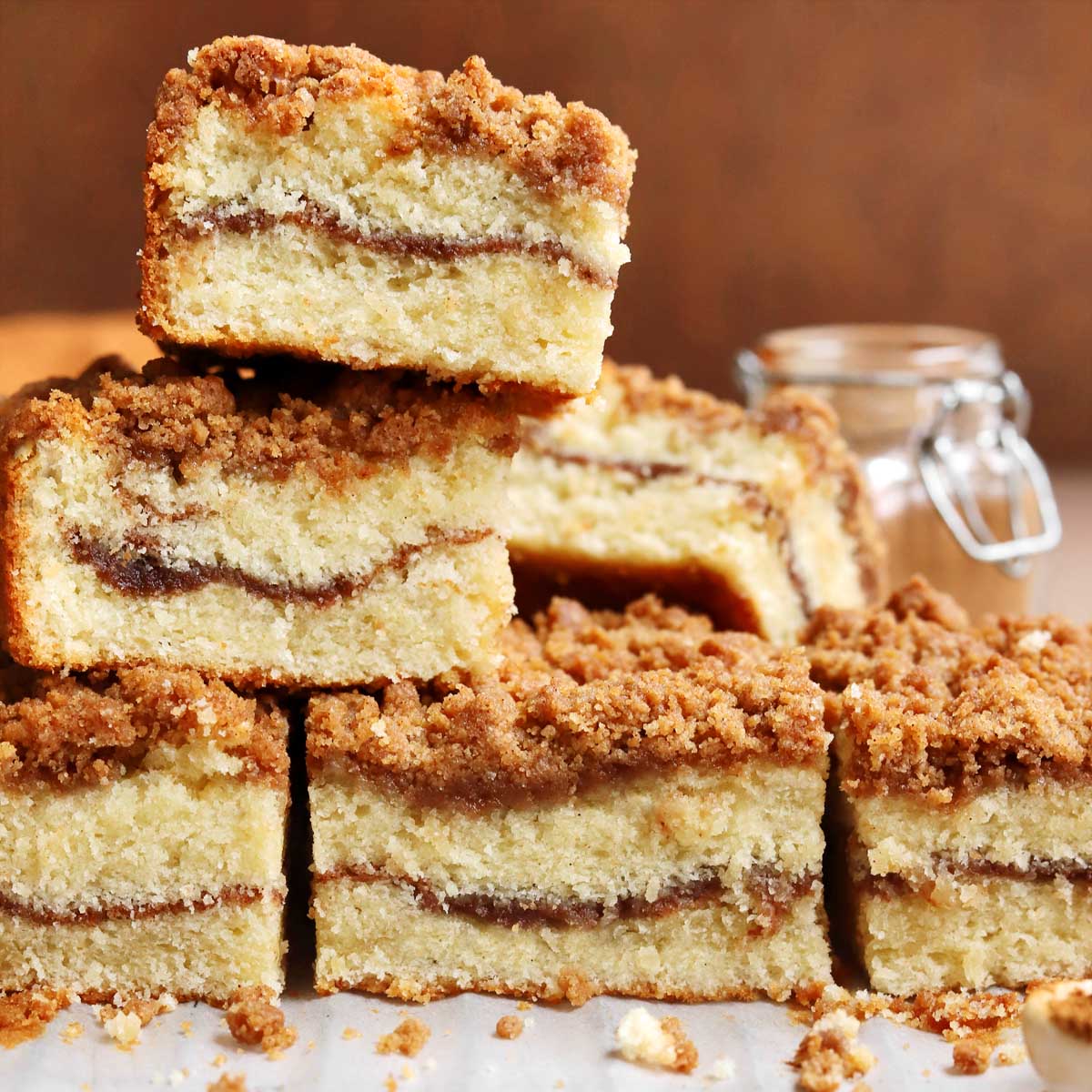 Cinnamon Streusel Coffee Cake