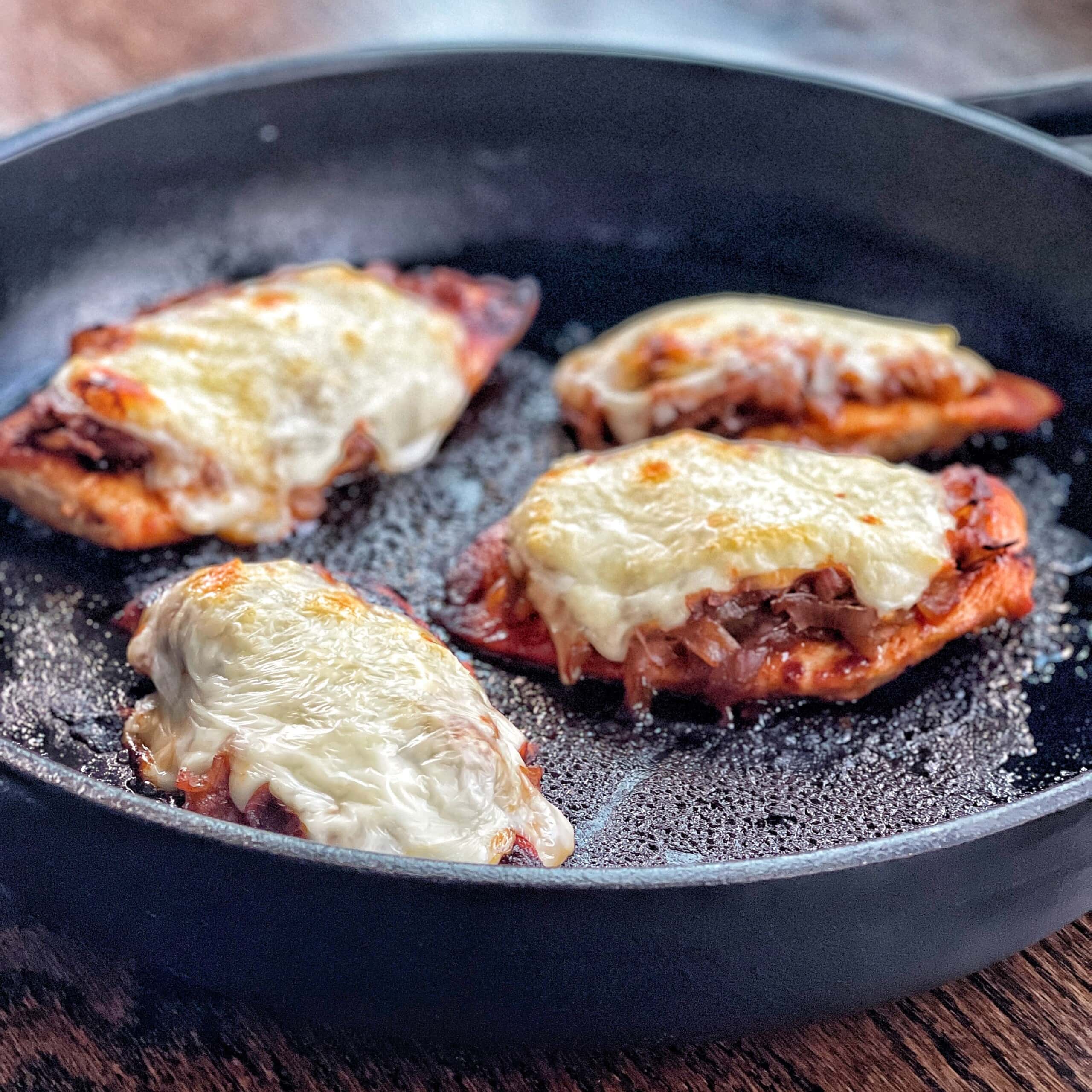 Barbecue Chicken with Caramelized Onions