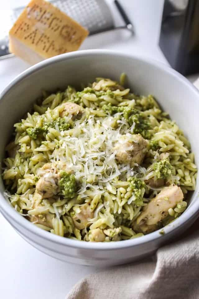 Pesto Chicken Orzo