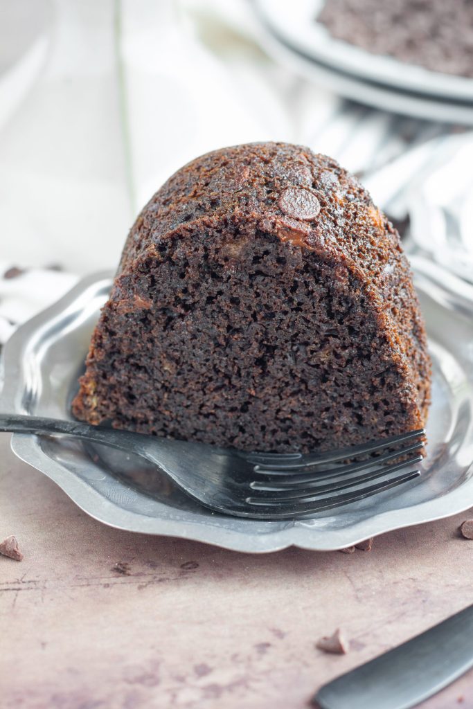 Dark Chocolate Banana Bundt