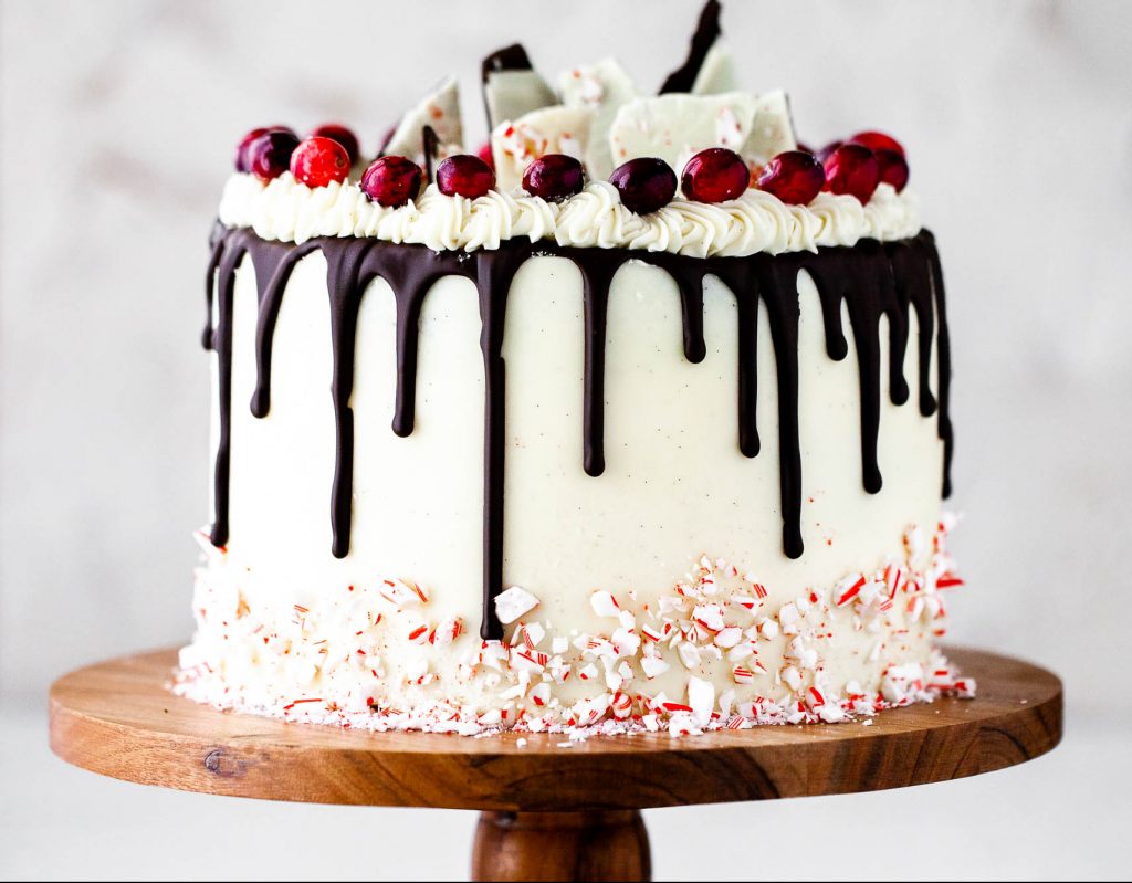Peppermint Bark Cake