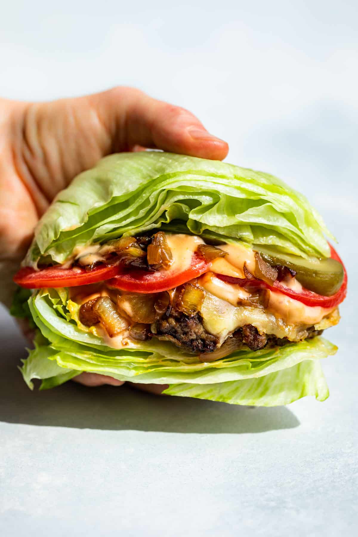 Smash Burger Lettuce Tacos